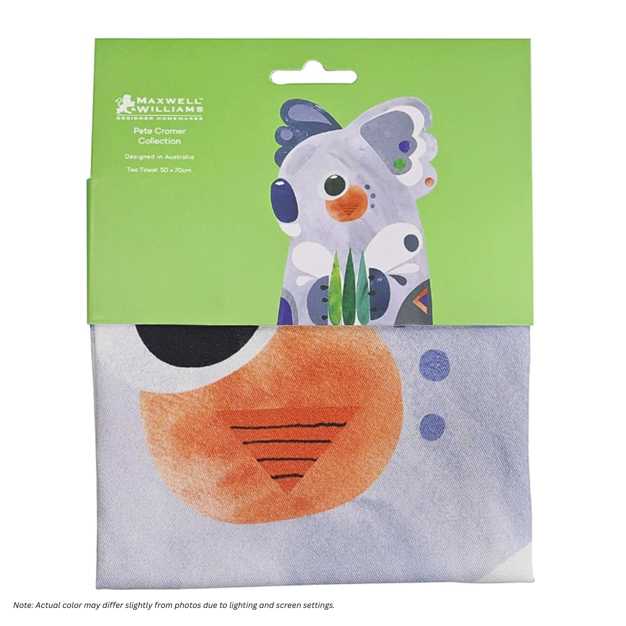 MAXWELL & WILLIAMS Pete Cromer Tea Towel – Koala Print (GX0027) 70x50cm