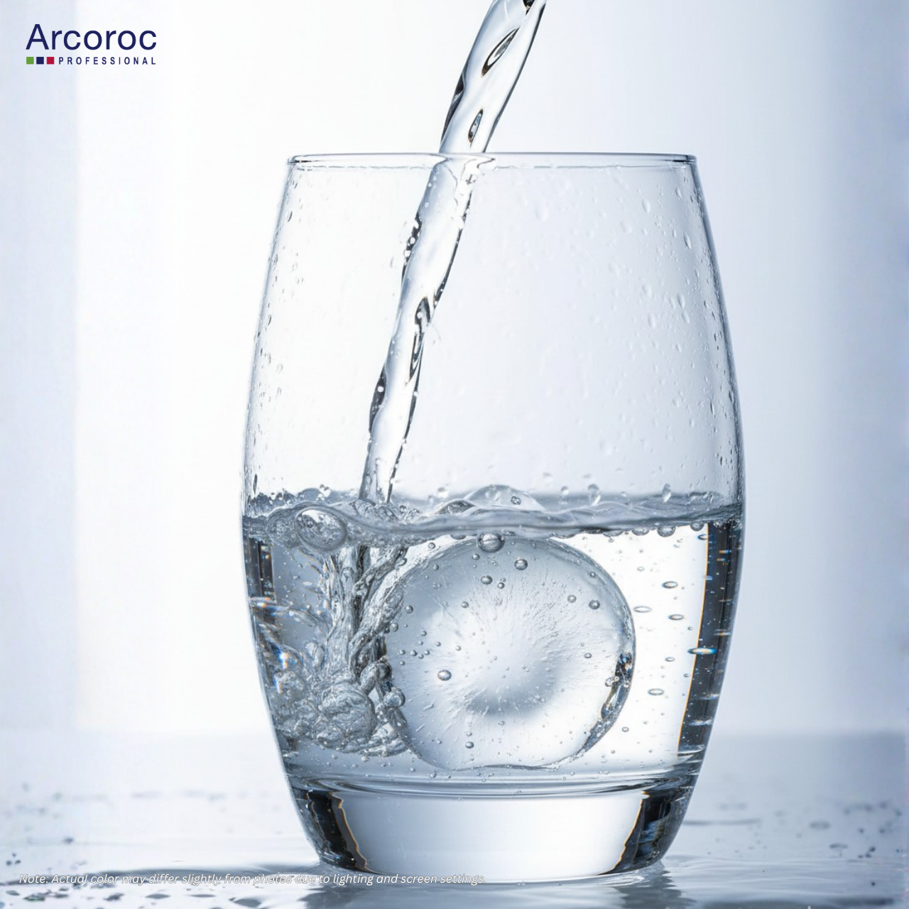 ARCOROC Malea Professional Quality Glass Tumblers - Set of 6 (30cl (10.1 oz)