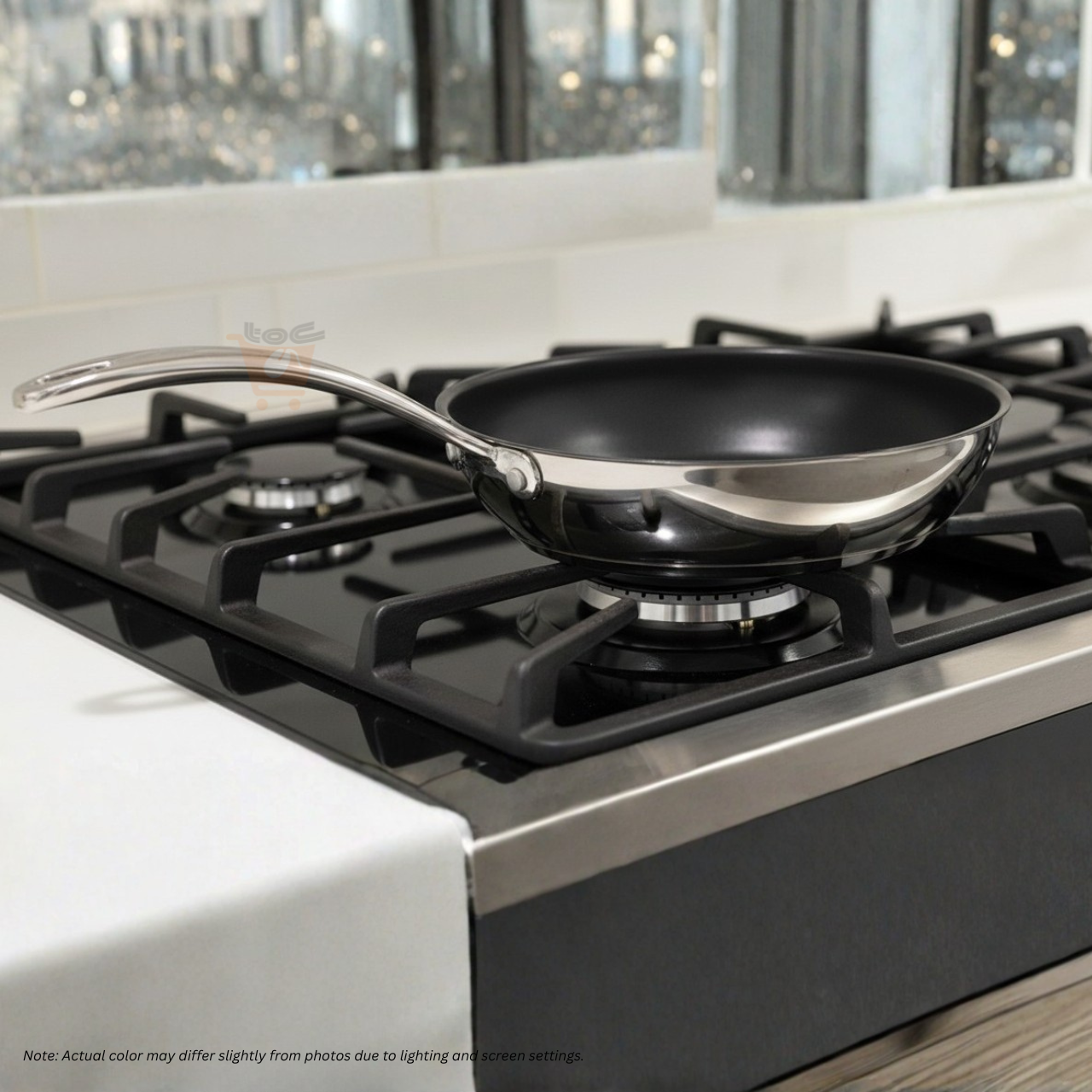 GUEST OF Non-Stick 28cm Fry Pan - Stainless Steel