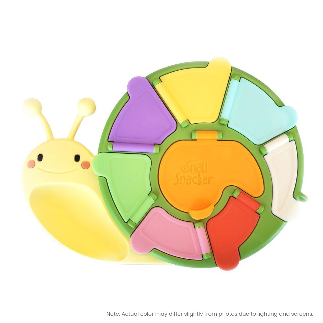 BOBABY Baby Portable Snail Snacker Box - Yellow