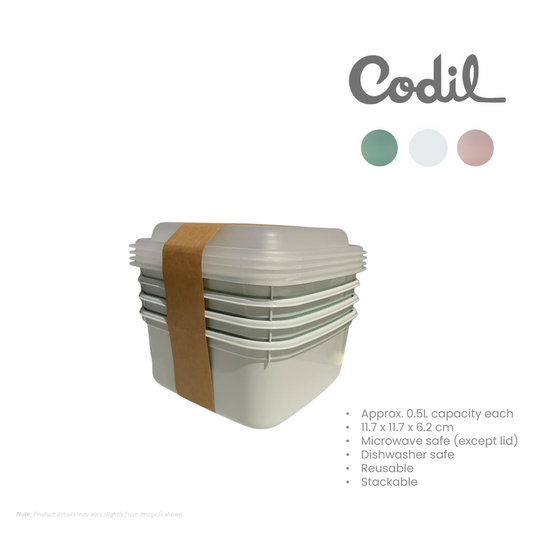 CODIL Microset 411/011 set (4-piece food storage)