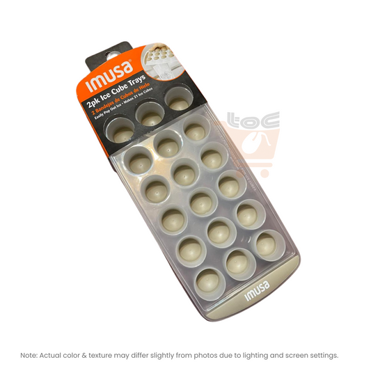 IMUSA 2pk Ice Cube Trays - Easy Pop Out Ice (21 ice cubes)