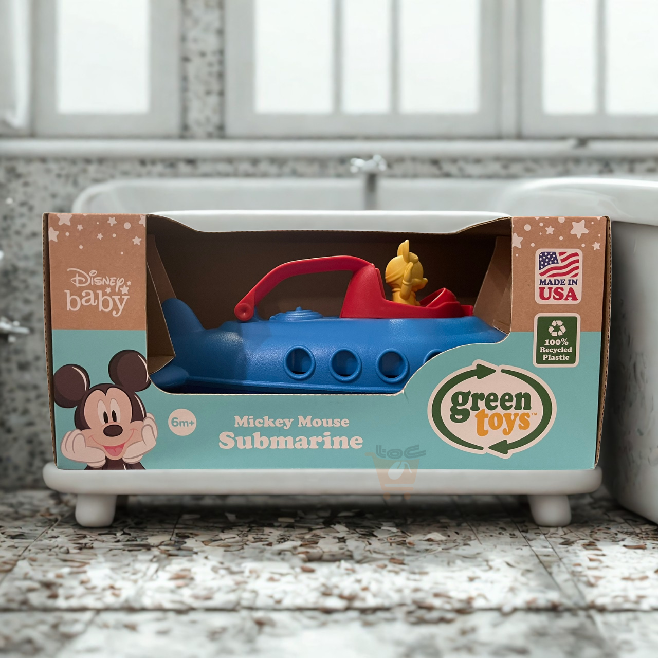 GREEN TOYS™ Disney Baby Exclusive Mickey Mouse Submarine Bath Toy (for ages 6 months and up)