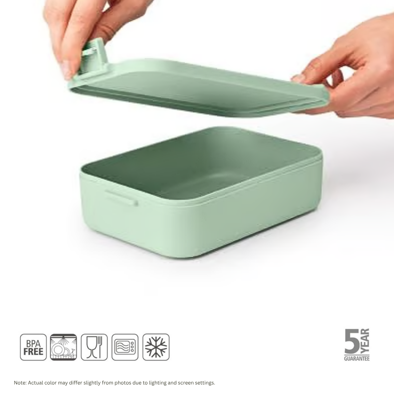 BRABANTIA Make & Take Lunch Box, Medium (Jade Green) - 1 pc.