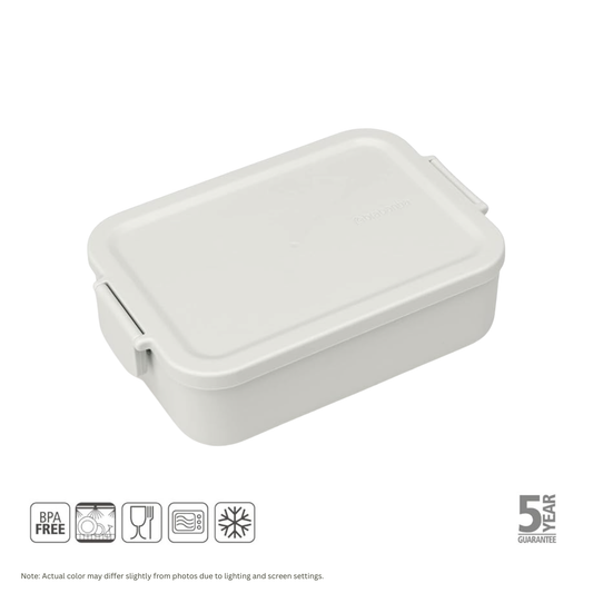 BRABANTIA Make & Take Lunch Box, Medium (Light Grey) - 1 pc.