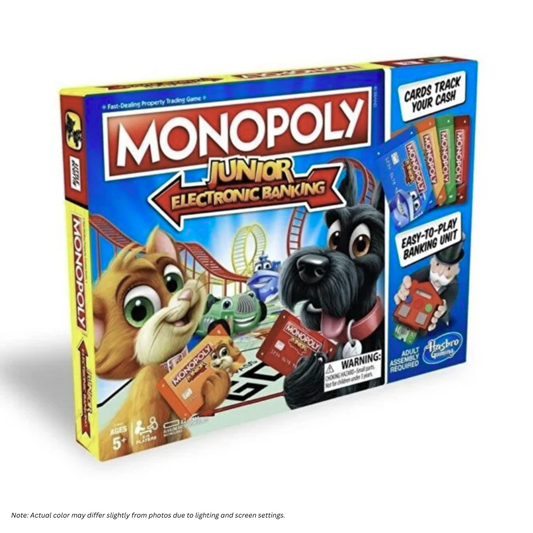 HASBRO GAMING Monopoly Junior Electronic Banking - For ages 5 and up