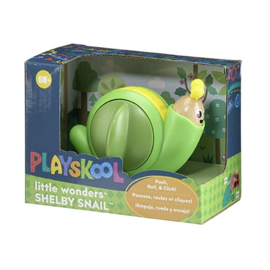 PLAYSKOOL Little Wonders - Shelby Snail Sensory Toy (for ages 6 months and up)