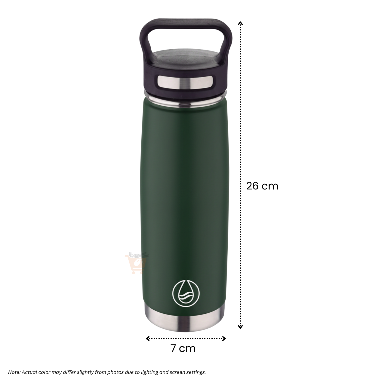 BERGNER Walking Anywhere Vacuum Bottle 500ML (Matte Green) - BG37572MGR
