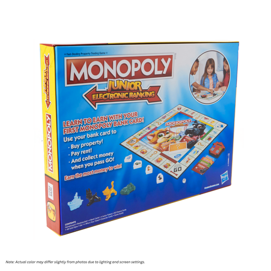 HASBRO GAMING Monopoly Junior Electronic Banking - For ages 5 and up