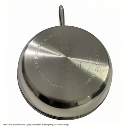 GUEST OF Non-Stick 28cm Fry Pan - Stainless Steel