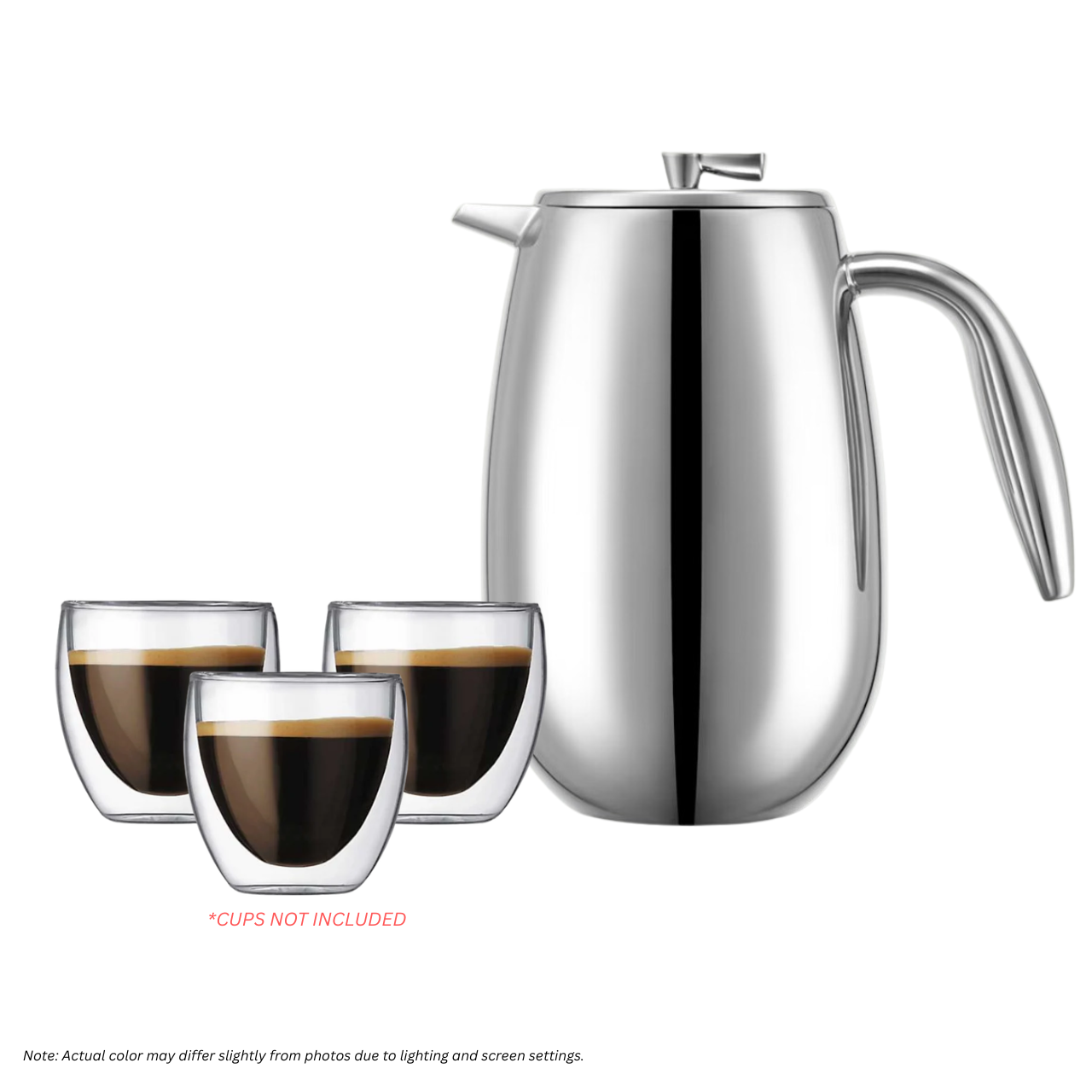 BODUM Columbia (French Press) Double Wall Stainless Steel Coffee Maker 3cups - B1303