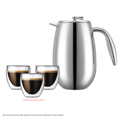 BODUM Columbia (French Press) Double Wall Stainless Steel Coffee Maker 3cups - B1303