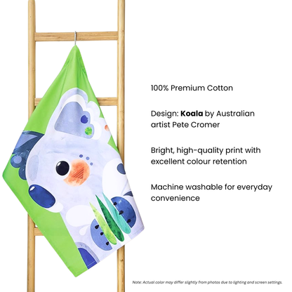 MAXWELL & WILLIAMS Pete Cromer Tea Towel – Koala Print (GX0027) 70x50cm