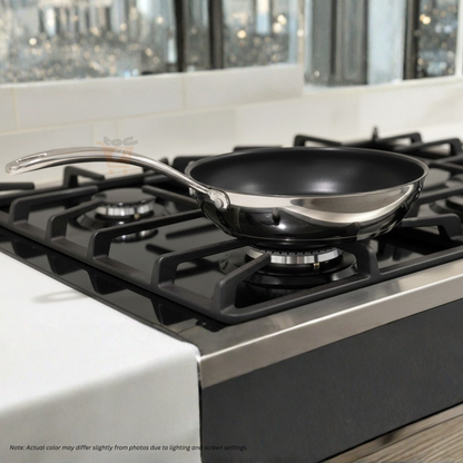 GUEST OF Non-Stick 28cm Fry Pan - Stainless Steel