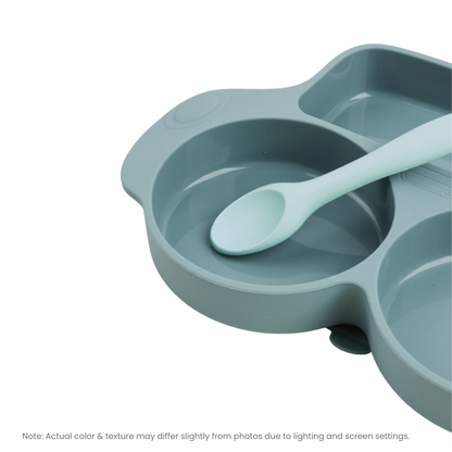 PRESCHOOL FUN Silicone Baby Feeding Set (2-pc. set)