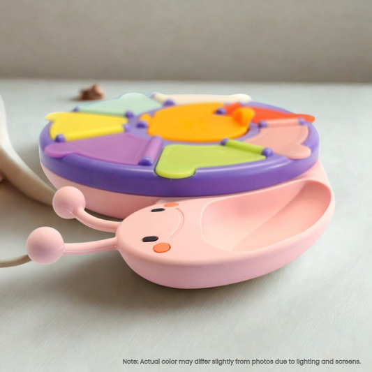 BOBABY Baby Portable Snail Snacker Box - Pink
