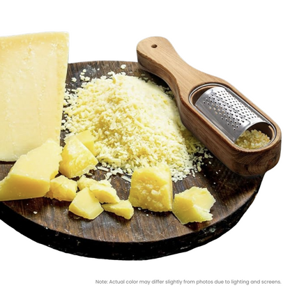 CATHERINE MALANDRINO Cheese Grater with Acacia Wood Base