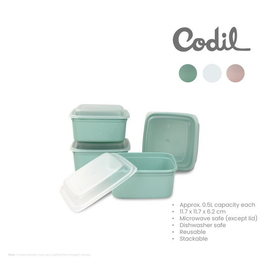 CODIL Microset 411/011 set (4-piece food storage)