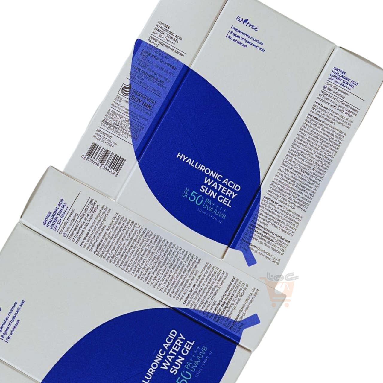 ISNTREE Hyaluronic Acid Watery Sun Gel SPF 50 PA++++ UVA/UVB 50ml