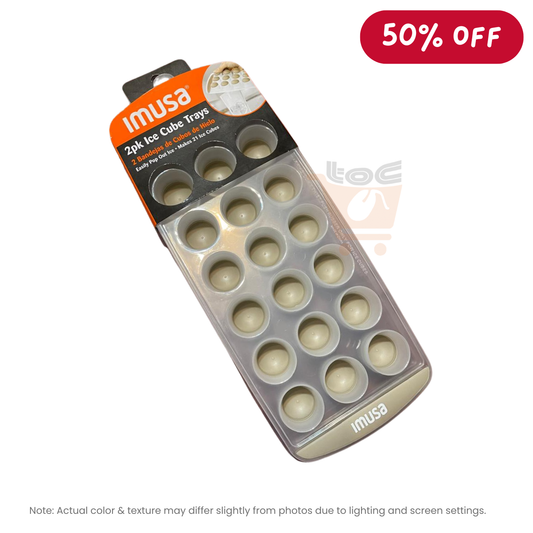 IMUSA 2pk Ice Cube Trays - Easy Pop Out Ice (21 ice cubes)