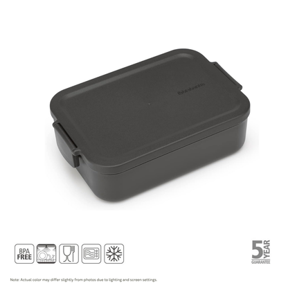 BRABANTIA Make & Take Lunch Box, Medium (Dark Grey) - 1 pc.