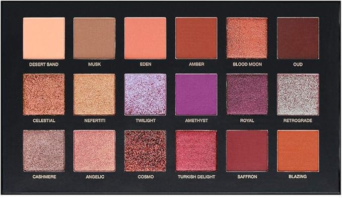 HUDA BEAUTY Desert Dusk Eyeshadow Palette (18 shades)