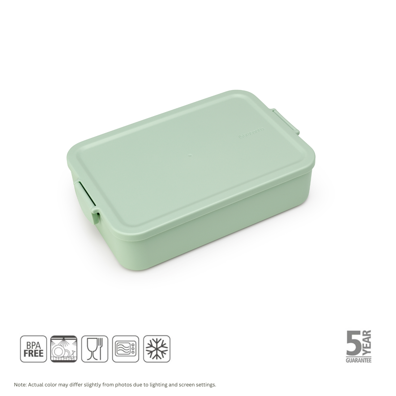 BRABANTIA Make & Take Lunch Box, Medium (Jade Green) - 1 pc.