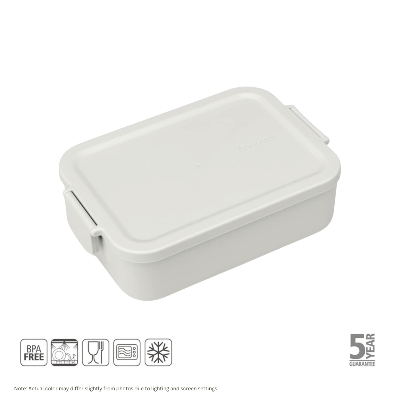 BRABANTIA Make & Take Lunch Box, Medium (Light Grey) - 1 pc.