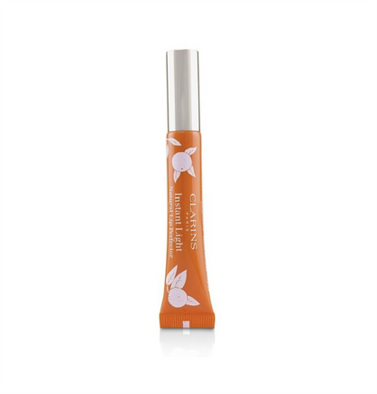 CLARINS Instant Light Natural Lip Perfector – Shade #14 Juicy Mandarin, 12 ml