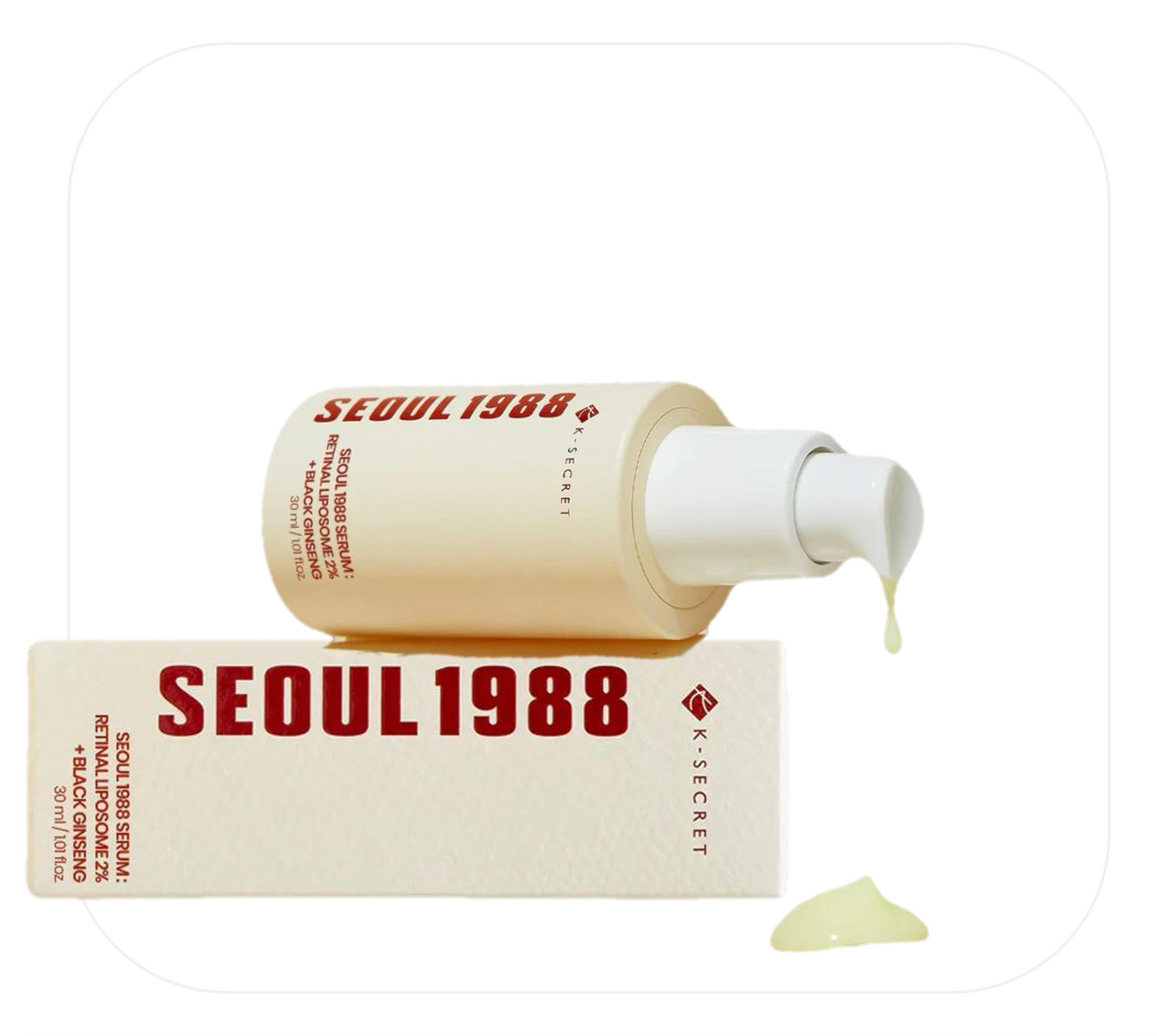 KSECRET - SEOUL 1988 Serum : Retinal Liposome 2% + Black Ginseng 30ml